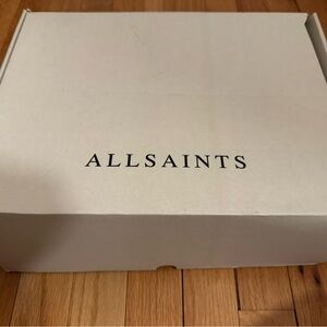 All Saints Black Leather Chelsea boots (like new)